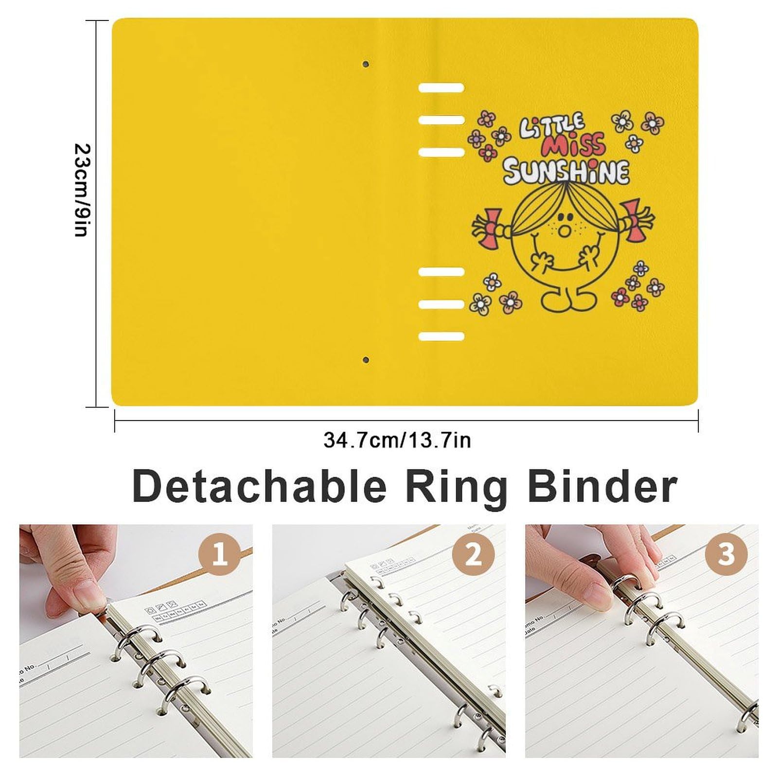 Amazon.co.jp: ミスターメンリトルミス システム手帳 PU ノートメモ帳